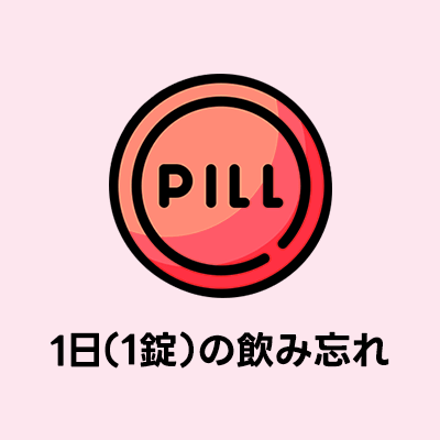 1日（1錠）の飲み忘れ